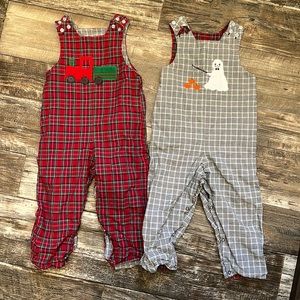 Reversible Outfit Toddler Boy Girl Halloween Train Jumper one piece 3t